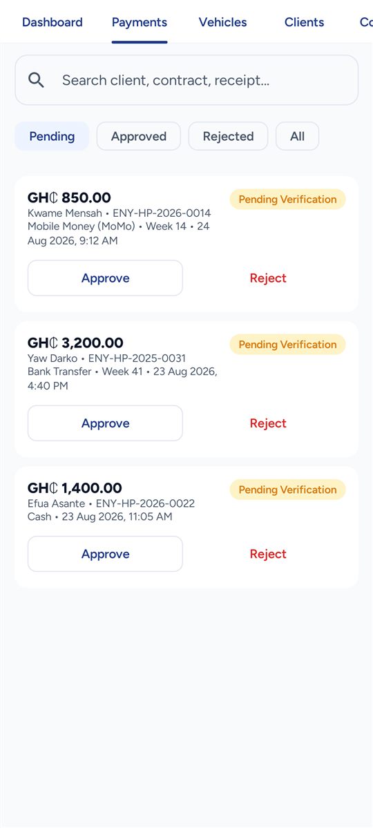 Payments queue — Approve or reject claims — even offline